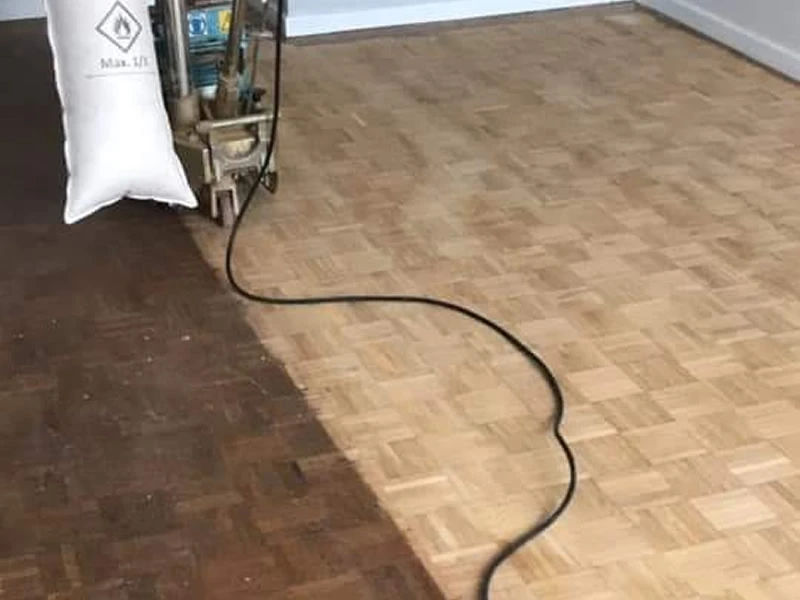 Restauration d’un vieux parquet en bois